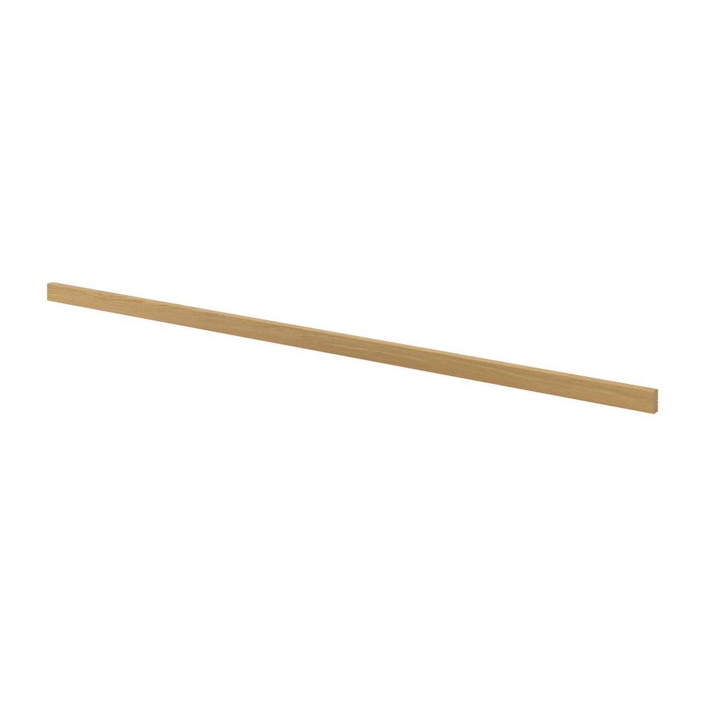 IKEA SINARP dekor/krönlist rundad, ekfaner, 221 cm