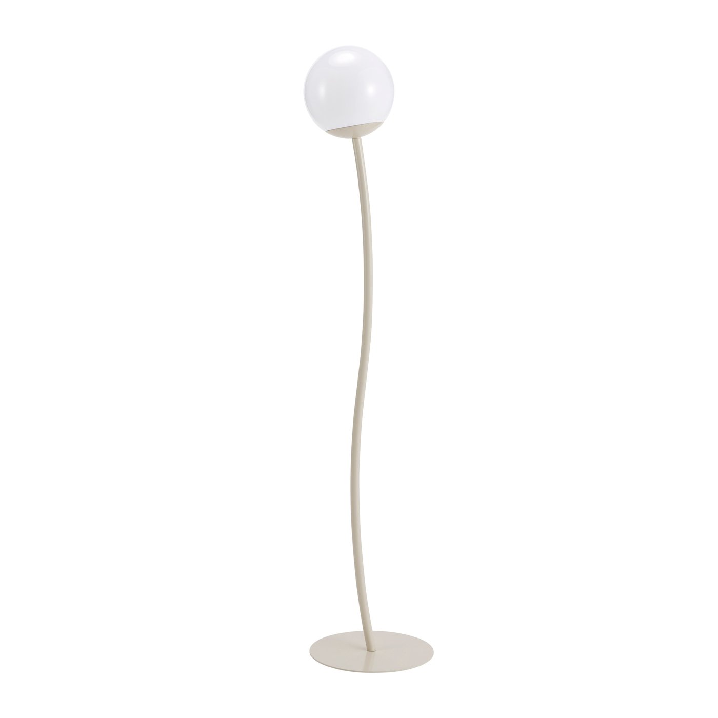 IKEA SOLVINDEN golvlampa, solcellsdriven/utomhus beige