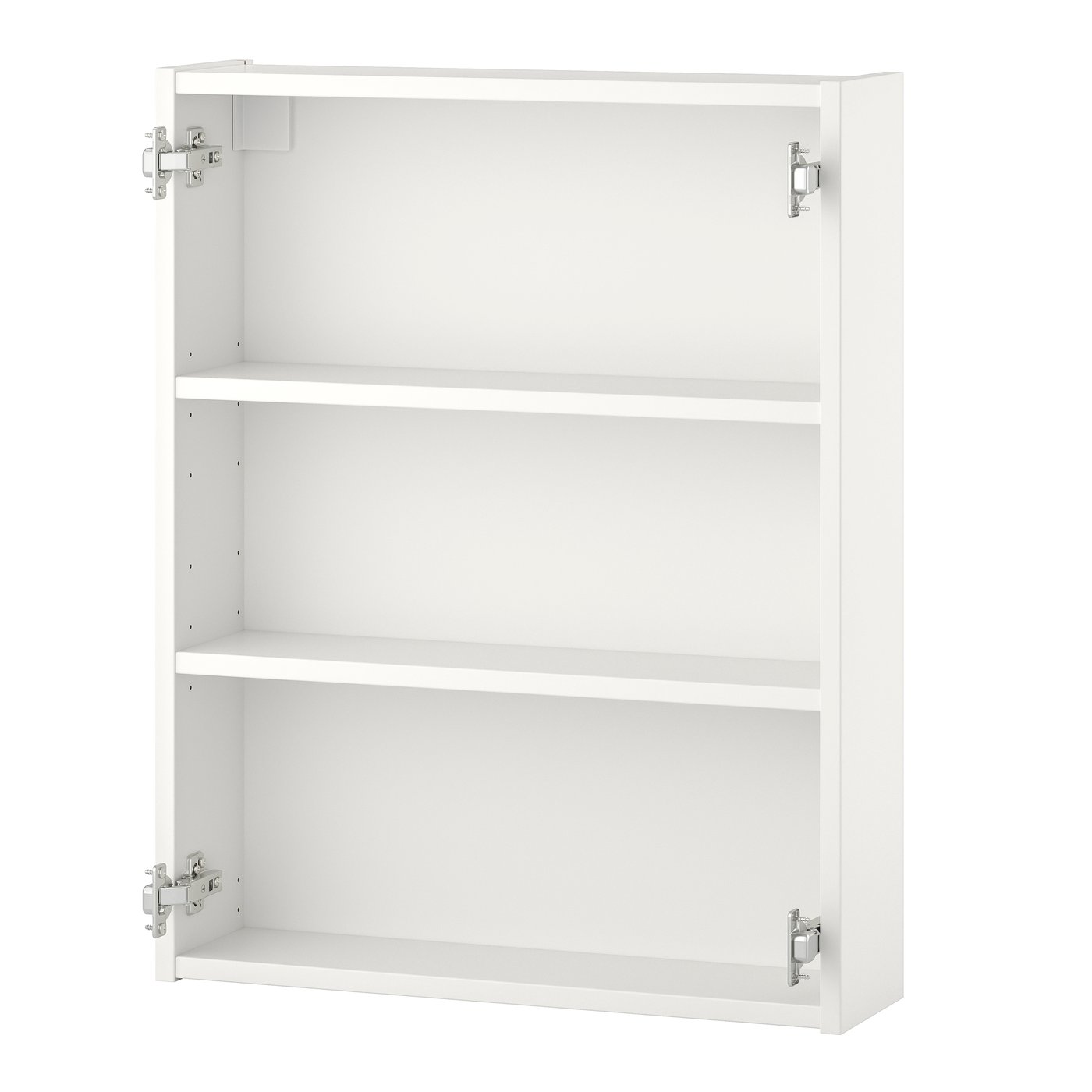 IKEA ENHET väggskåp m 2 hyllplan, vit, 60x15x75 cm