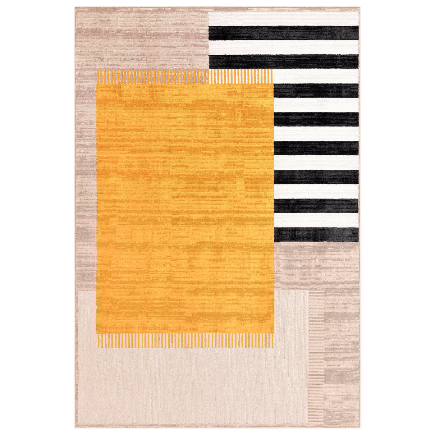 A multicolour ELSYSTEM rug, low pile