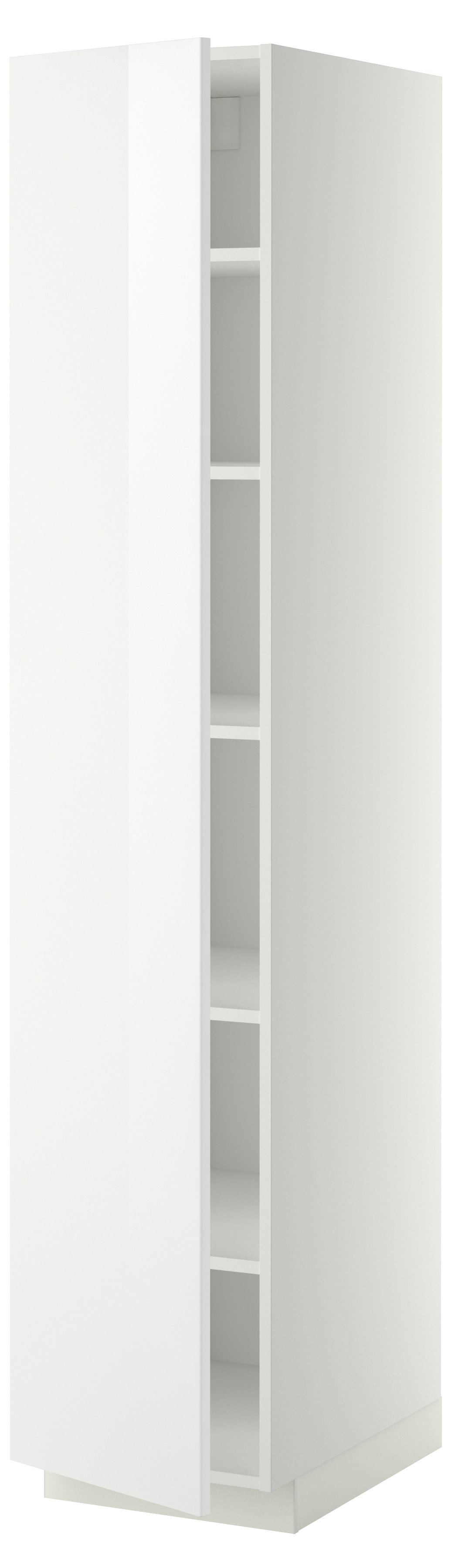 IKEA METOD högskåp med hyllplan, vit/ringhult vit, 40x60x200 cm