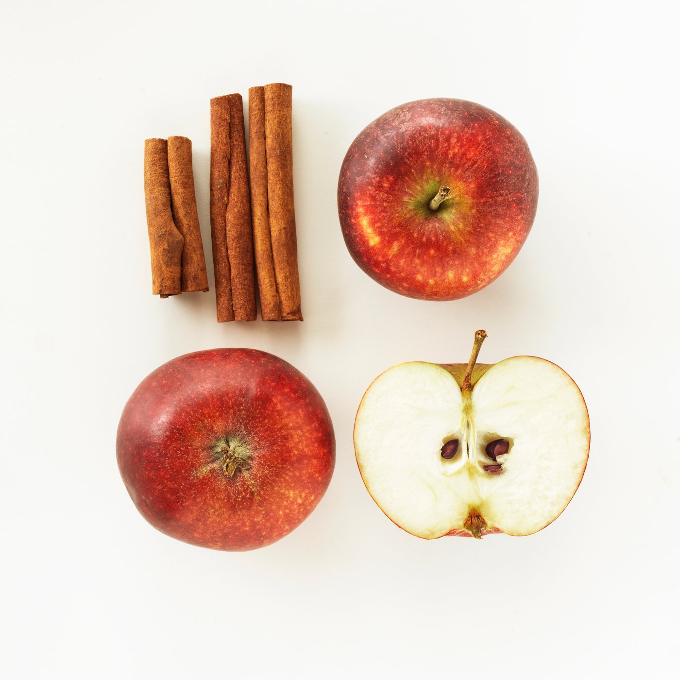 Candela profumata VINTERFINT a forma di mela/Mela e cannella rossa in barattolo di metallo