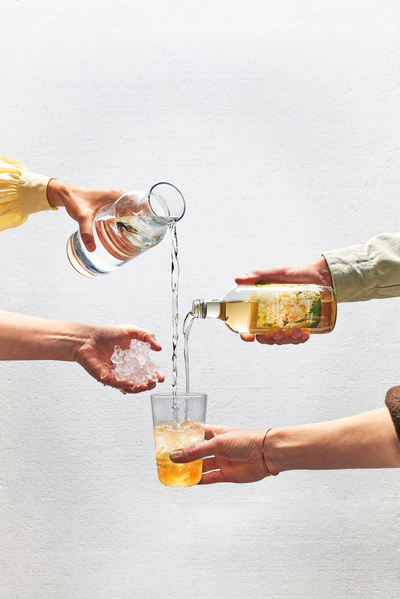 A clear glass KLIPPLAX glass