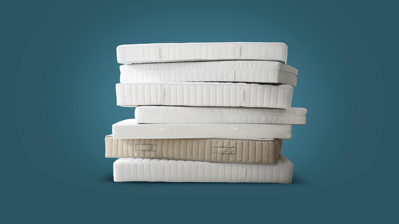 A firm/white ÅKREHAMN foam mattress