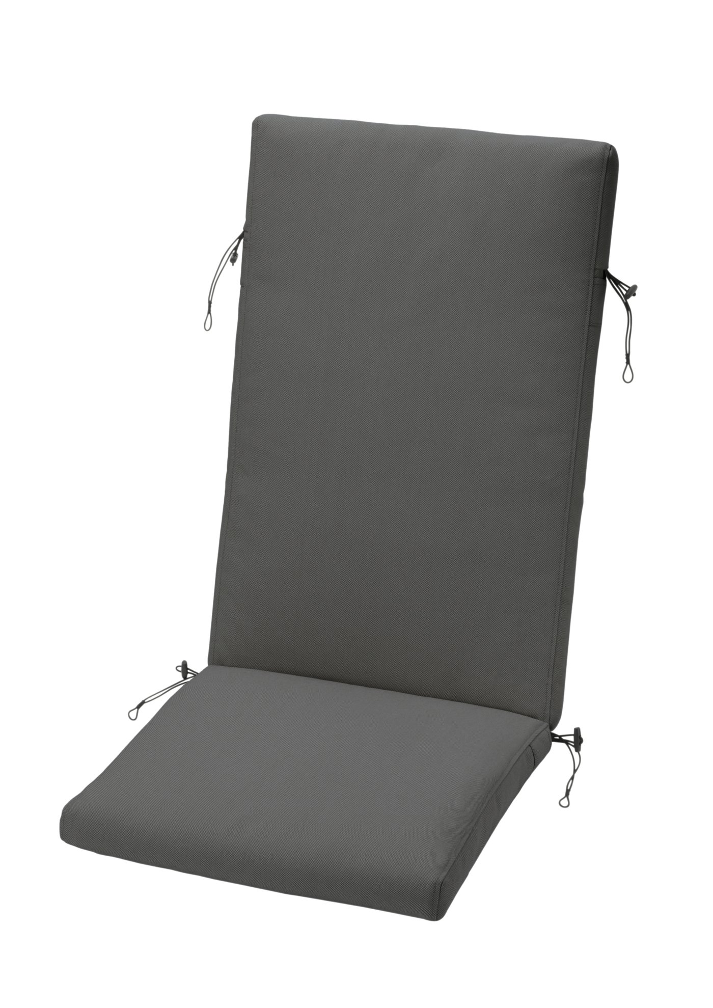 IKEA FRÖSÖN fodral för sitt/ryggdyna, utomhus mörkgrå, 116x45 cm