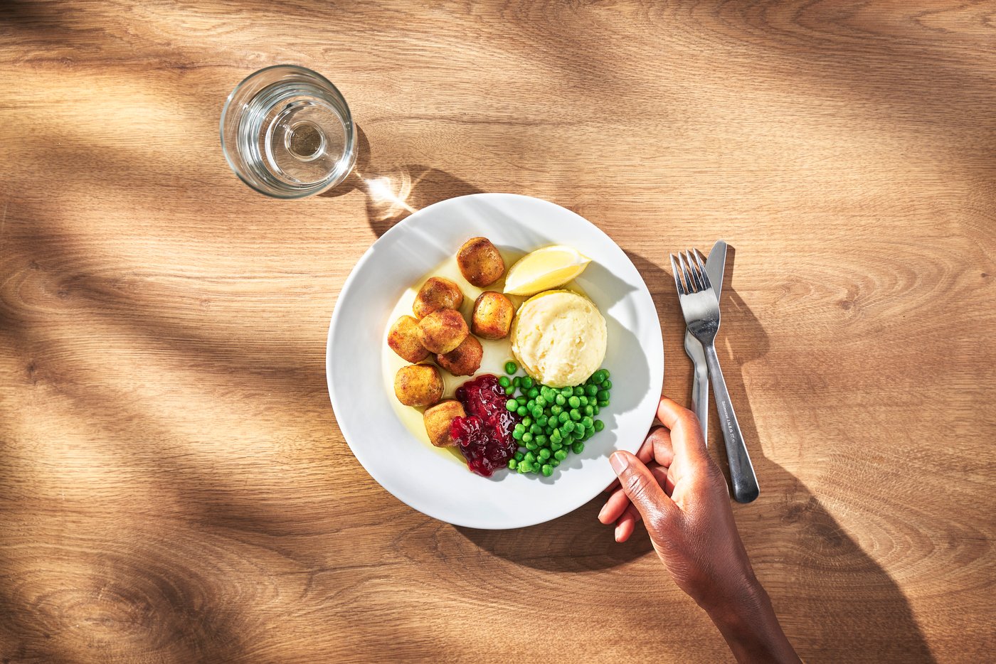 Plat chaud du Restaurant suédois