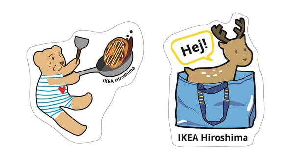 IKEA広島記念ステッカー