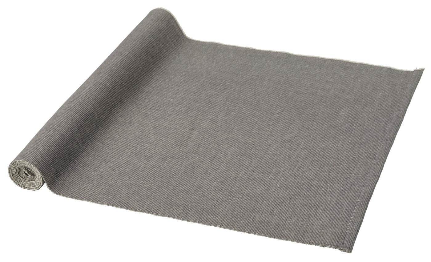 IKEA SVARTSENAP bordslöpare, grå, 35x130 cm