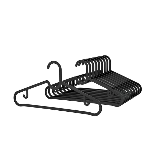 A black SPRUTTIG hanger