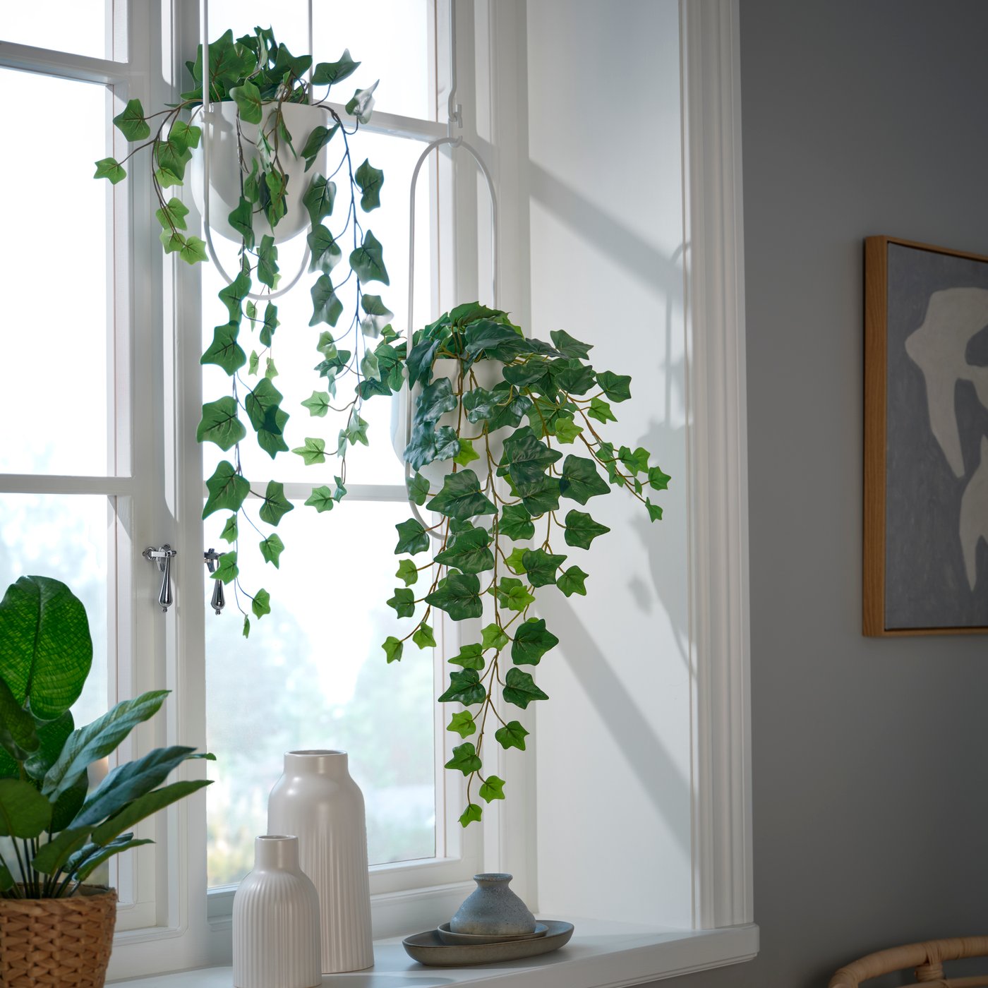 FEJKA artificial potted plant 12 cm in/outdoor/hanging Ivy