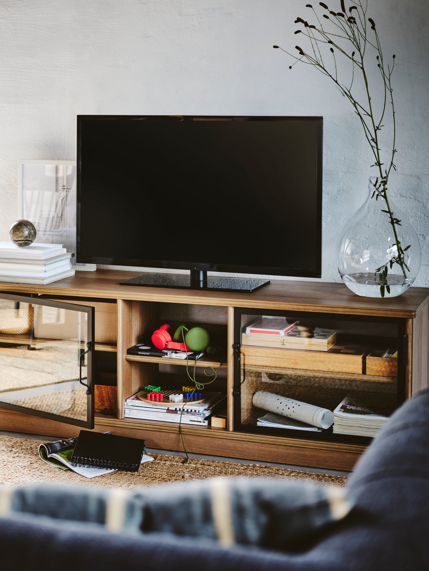 Прозрачная стеклянная ваза FRAMPRESSA