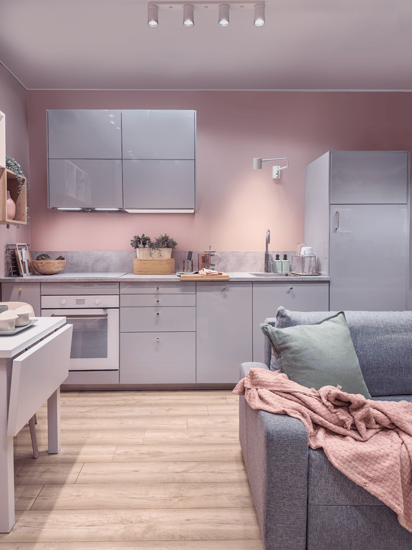 NYMÅNE
Kinkiet z obrotowym ramieniem, biały