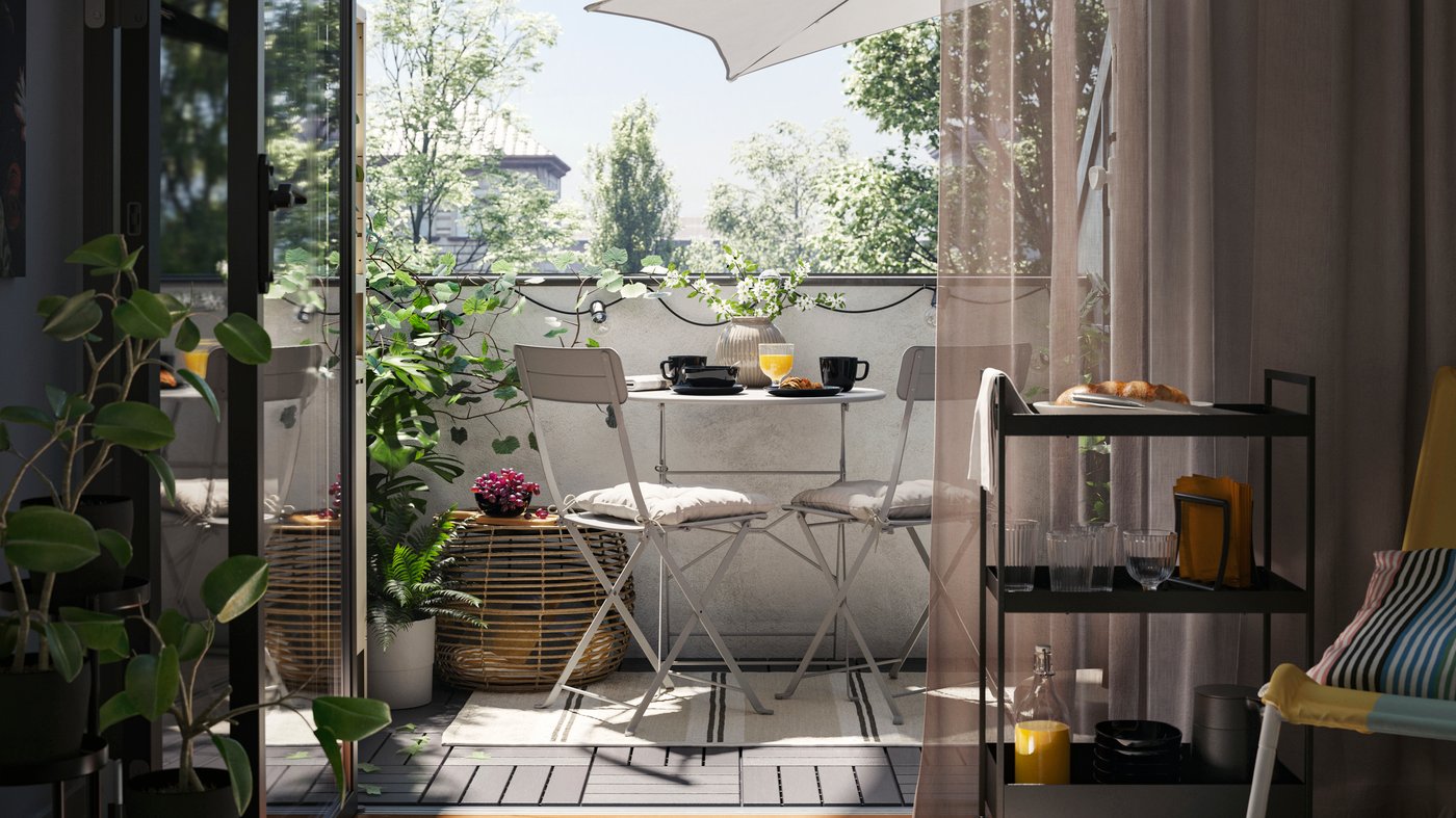 How To Decorate A Small Balcony IKEA CA