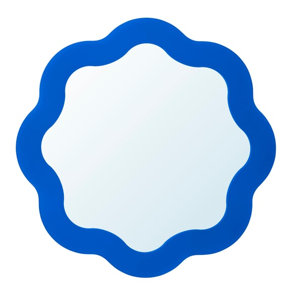 A blue PRUNKHALLON mirror in the NA