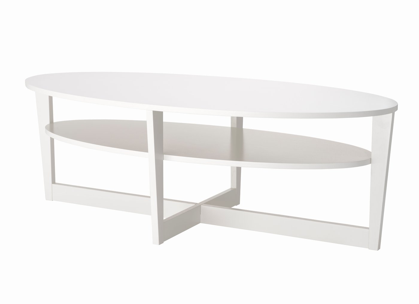 IKEA VEJMON soffbord, vit, 140x66 cm