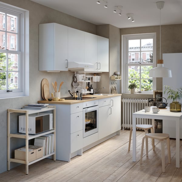 An IKEA 300 black MATMÄSSIG induction hob in the kitchen