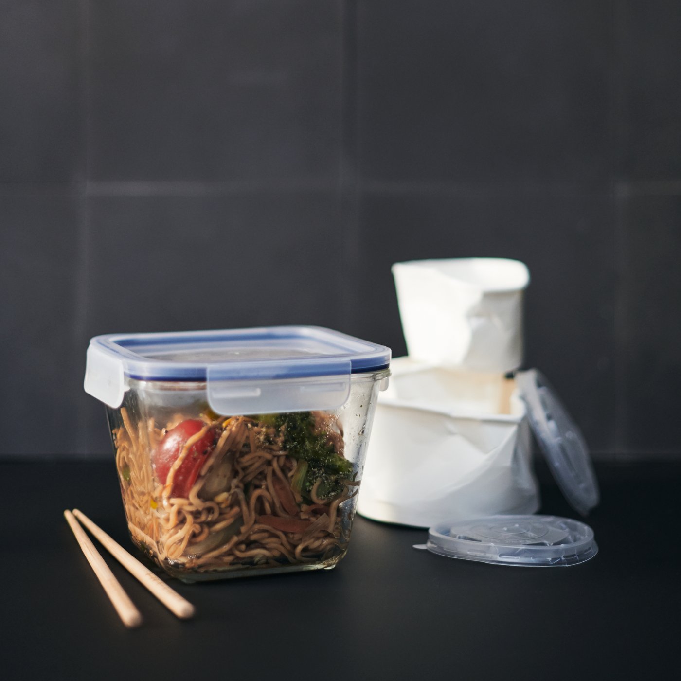 A bamboo TREBENT chopsticks 4 pairs in the kitchen