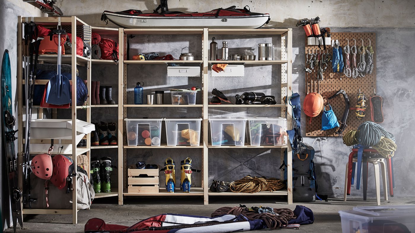 White SORTERA waste sorting bin with lid