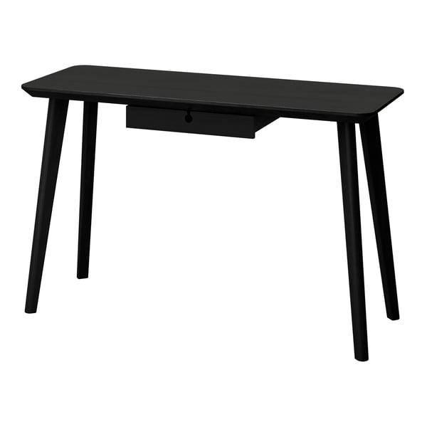 A black LISABO desk