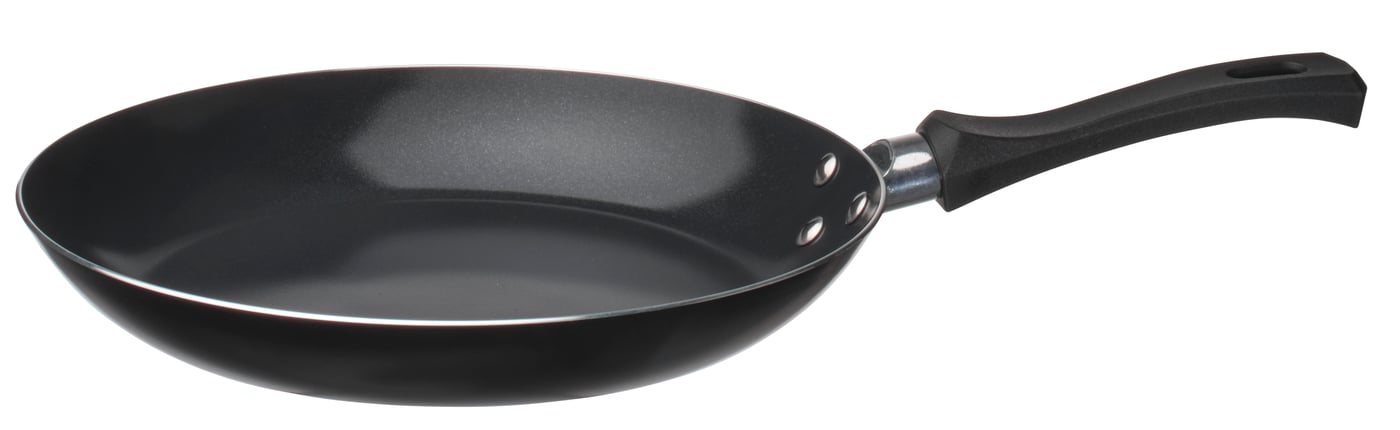 IKEA TAGGHAJ stekpanna, non-stick beläggning svart, 24 cm