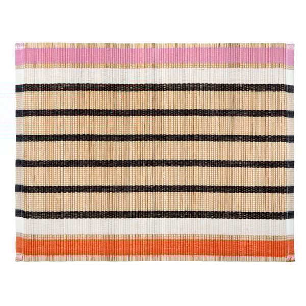 A banana fibre/stripe pattern MÄVINN place mat