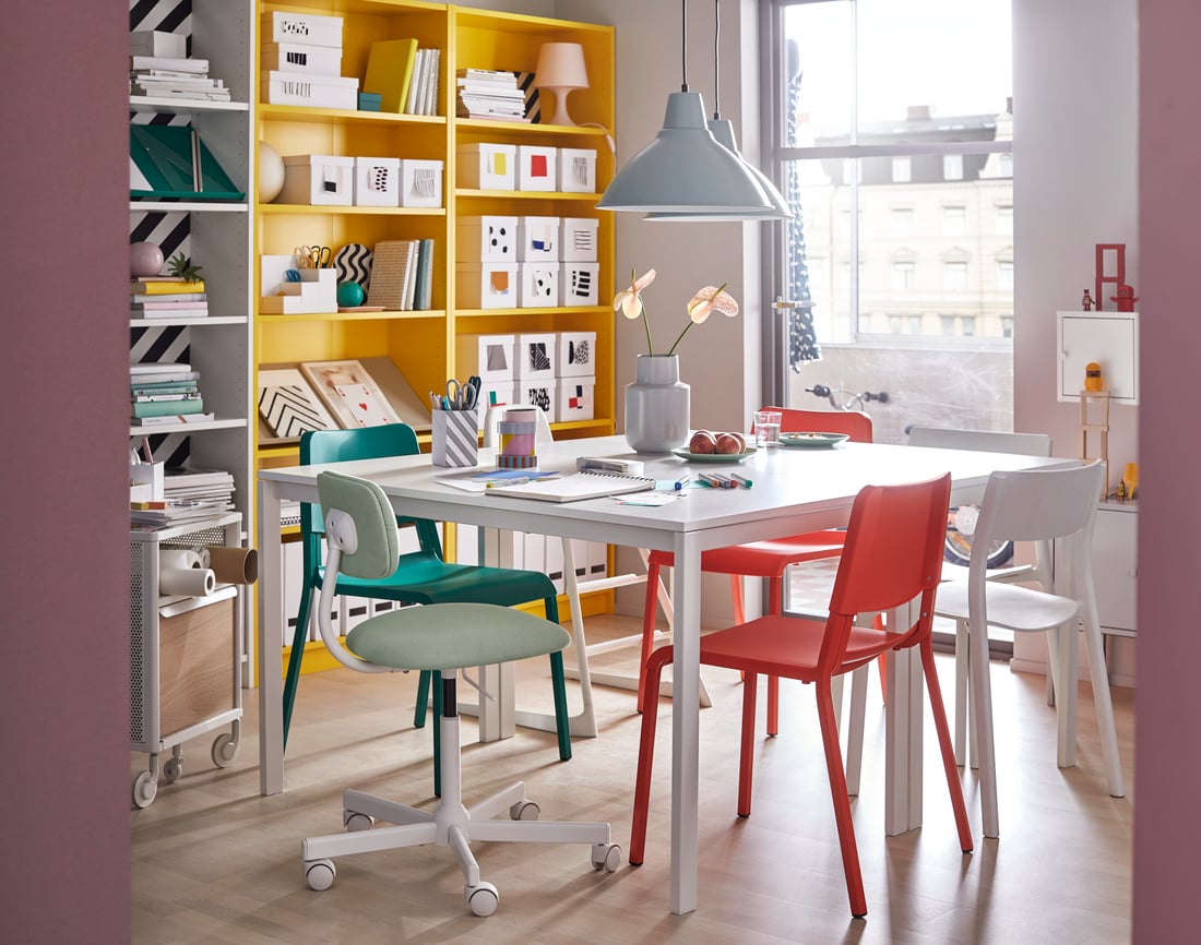 Study room | Kids study table | Kids chair - IKEA