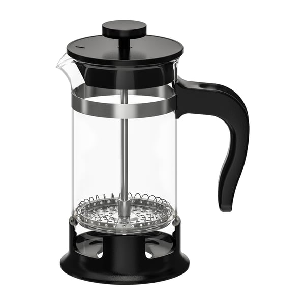 A glass/stainless steel UPPHETTA coffee/tea maker