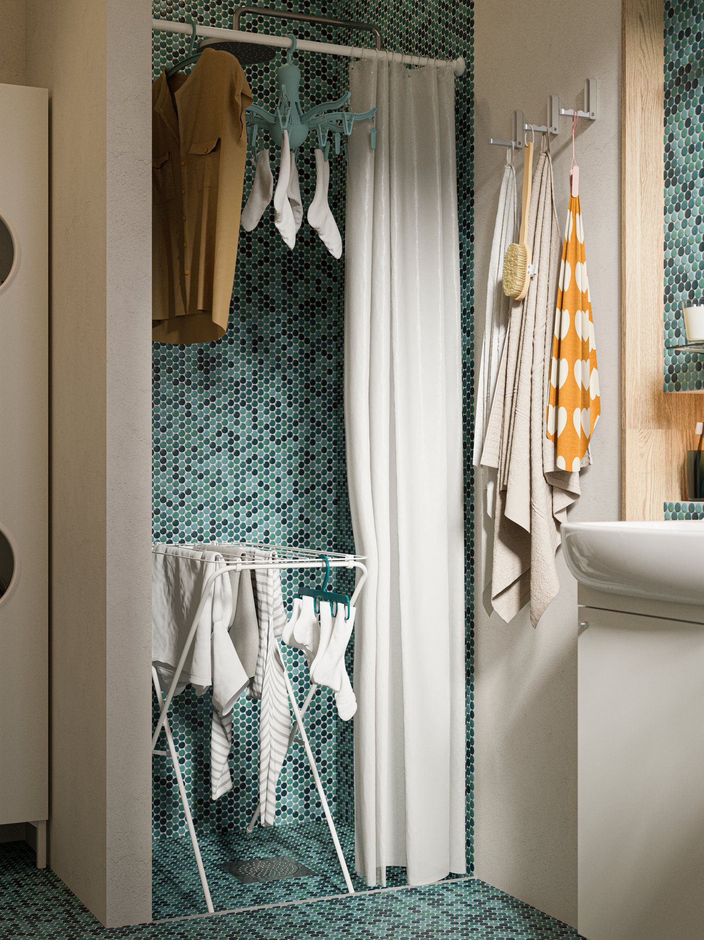 Laundry room ready for change