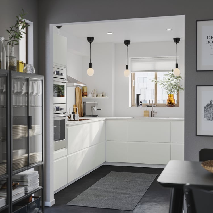 L shaped kitchen ideas with IKEA: Smart space-saving solutions