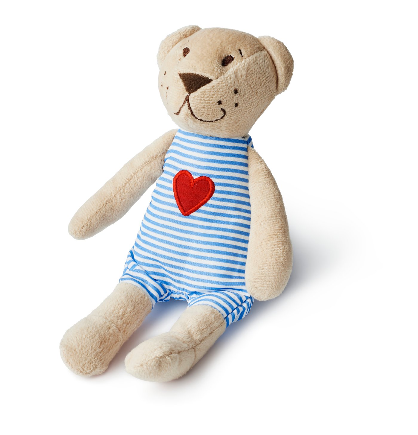 A beige FABLER BJÖRN soft toy in the childrens room