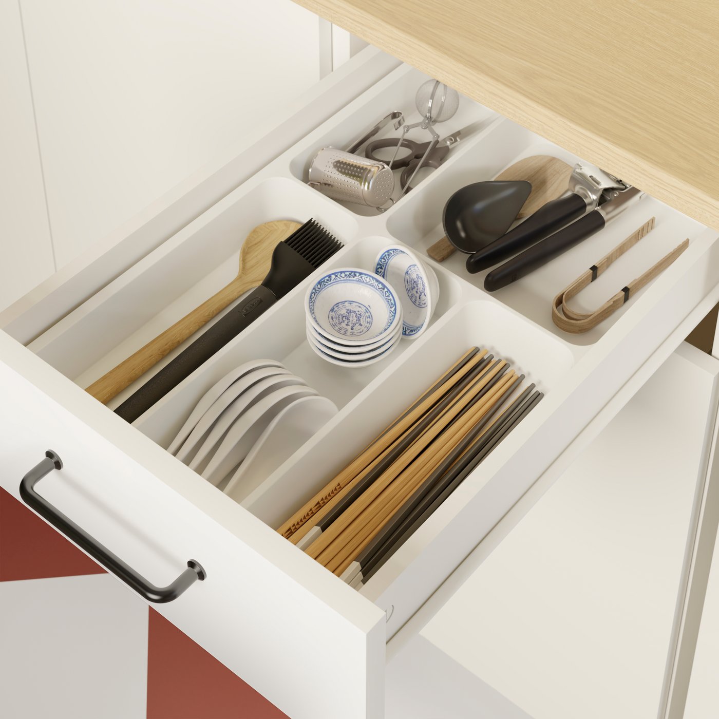 A silicone GRILLTIDER barbecue brush