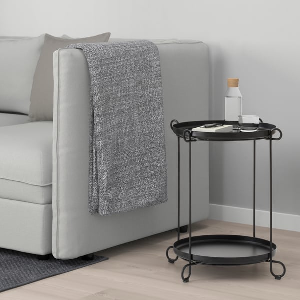A black LIVELYCKE tray table