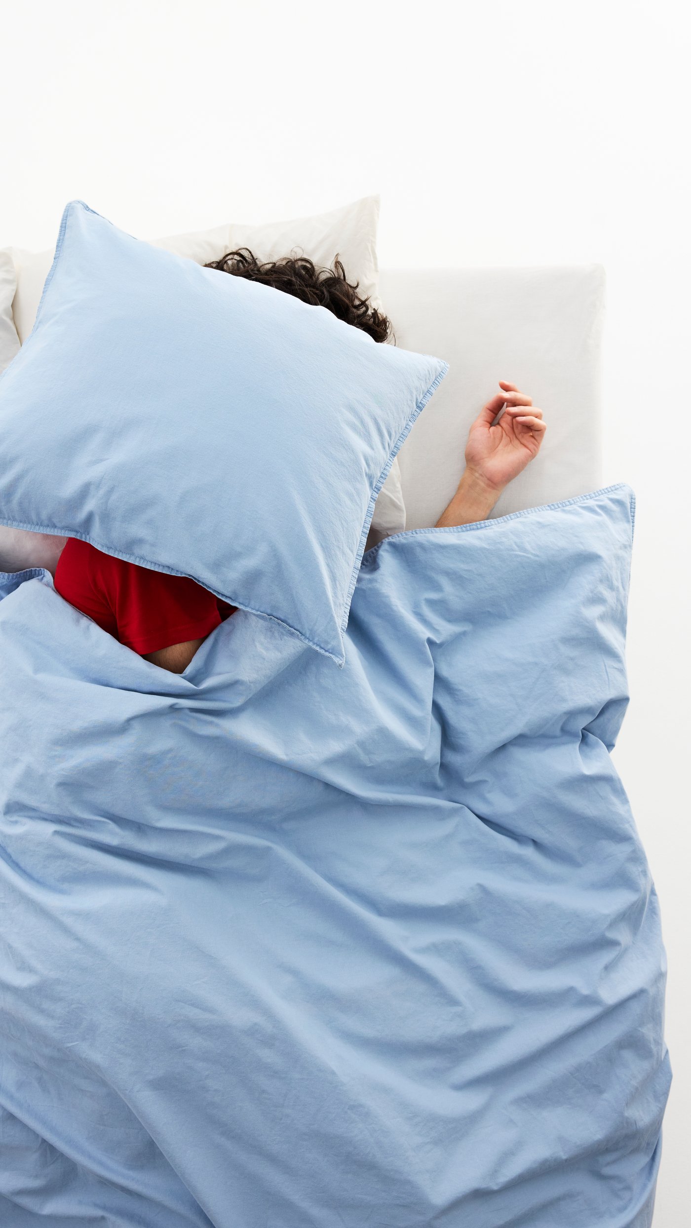 A white ULLVIDE pillowcase