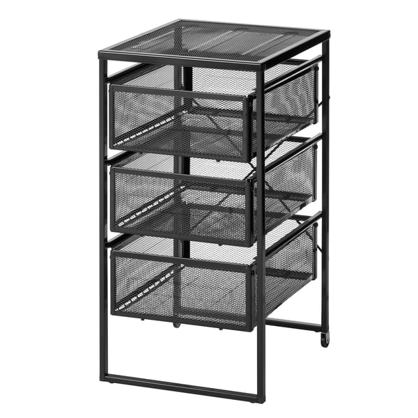 A black LENNART drawer unit in the NA