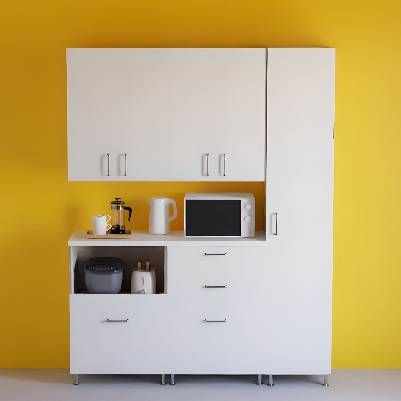早い者勝ち!【送料込み】IKEA キッチンカウンター・収納 カウンター収納と吊戸棚 160cm - IKEA