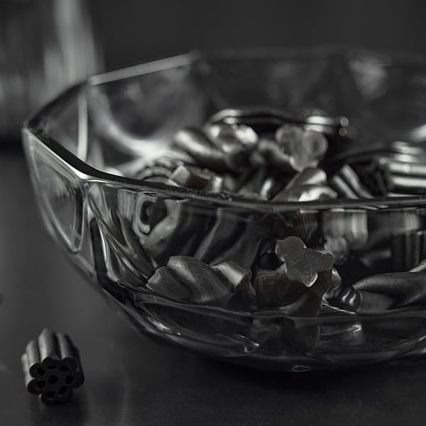 A grey HÖSTAGILLE bowl