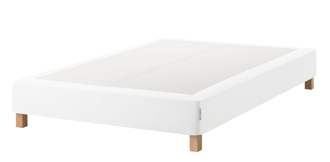 IKEA ESPEVÄR resårmadrassbotten med ben, vit, 140x200 cm