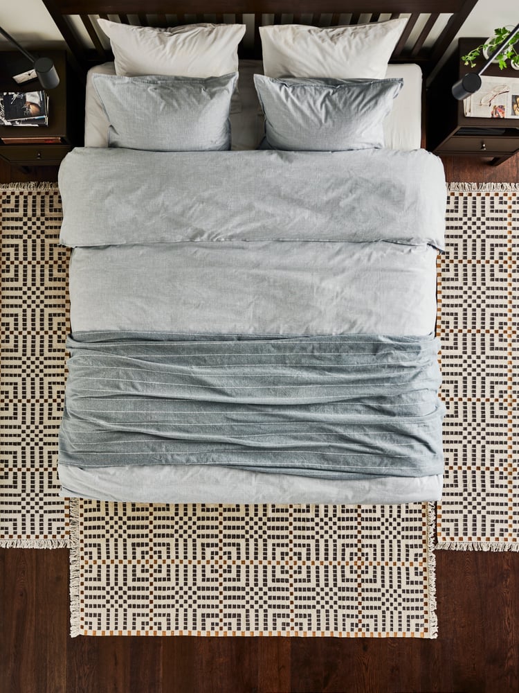 Bedroom rug ideas for a cozy atmosphere IKEA