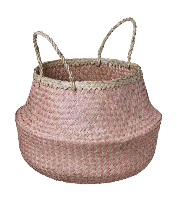A sedge/pink KRALLIG basket