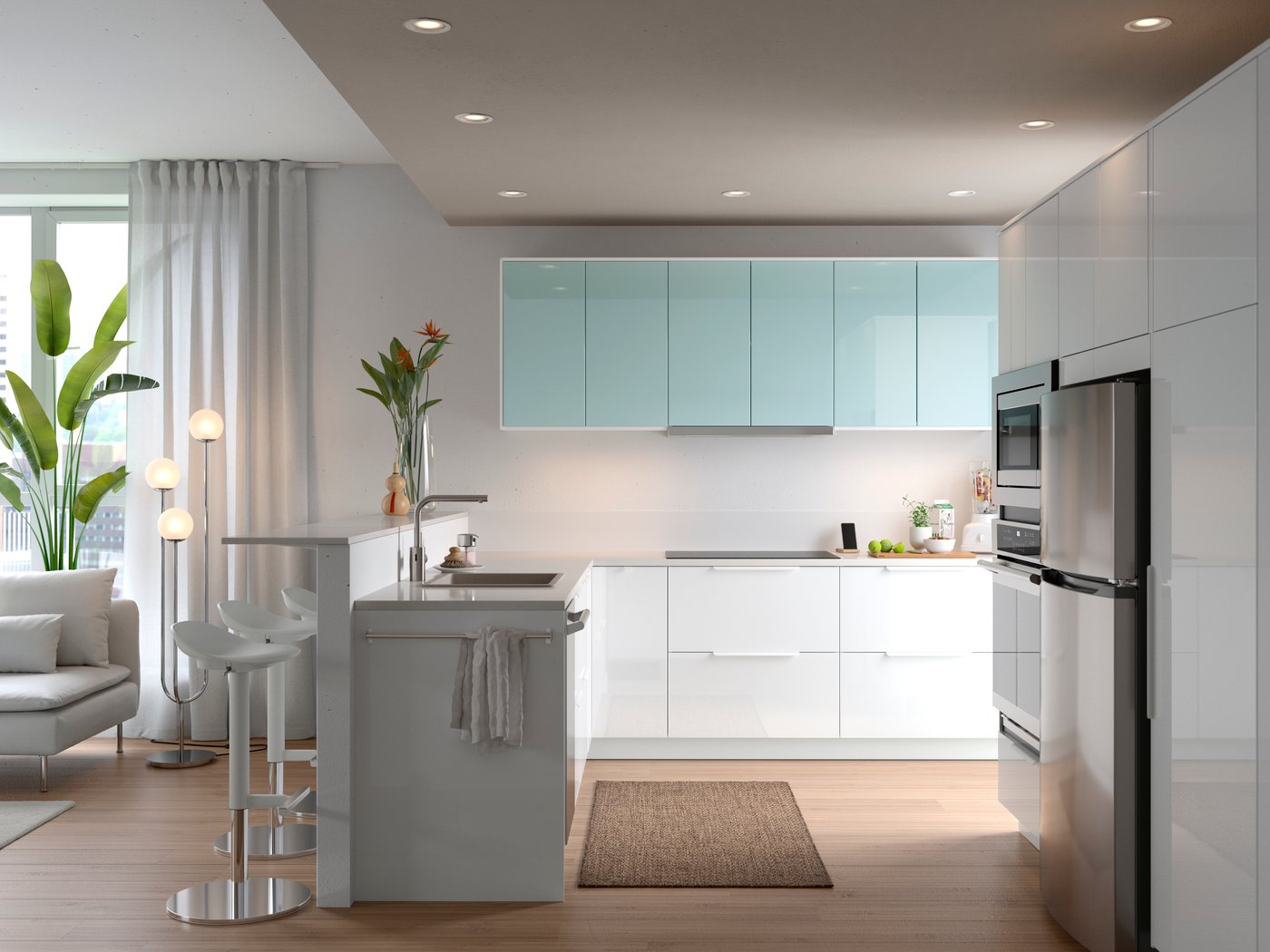 JÄRSTA High Gloss Kitchen Fronts IKEA CA