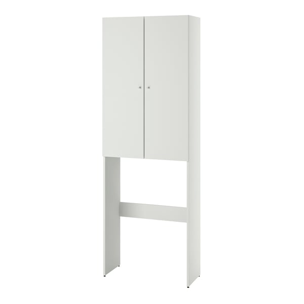 A white NYSJÖN cabinet for washing machine