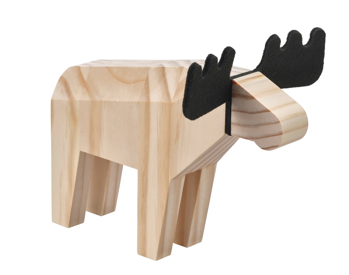 IKEA HÖSTAGILLE dekoration, älg, furu/svart, 18 cm, Halloween