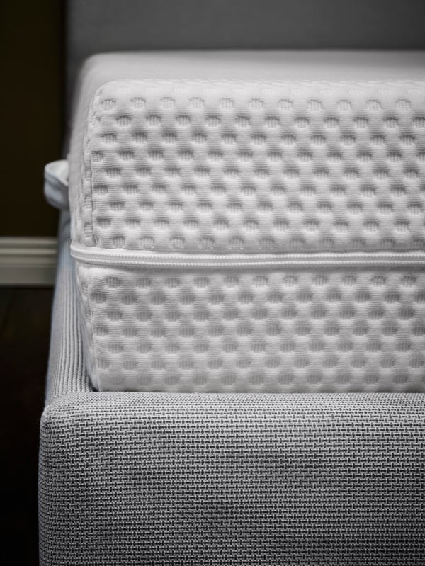 ÅBYGDA Matelas en mousse, ferme/blanc