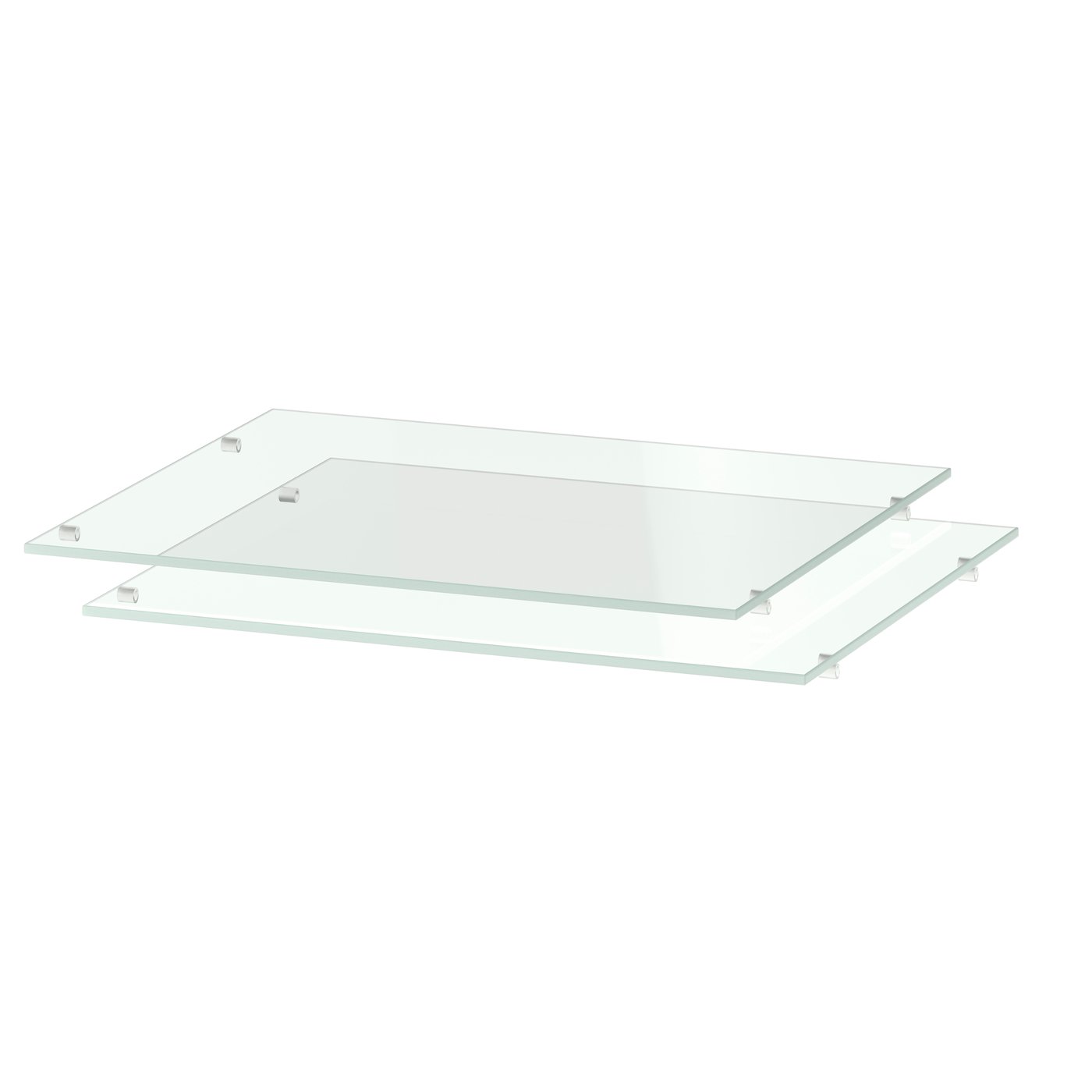 IKEA UTRUSTA hyllplan, glas, 40x37 cm