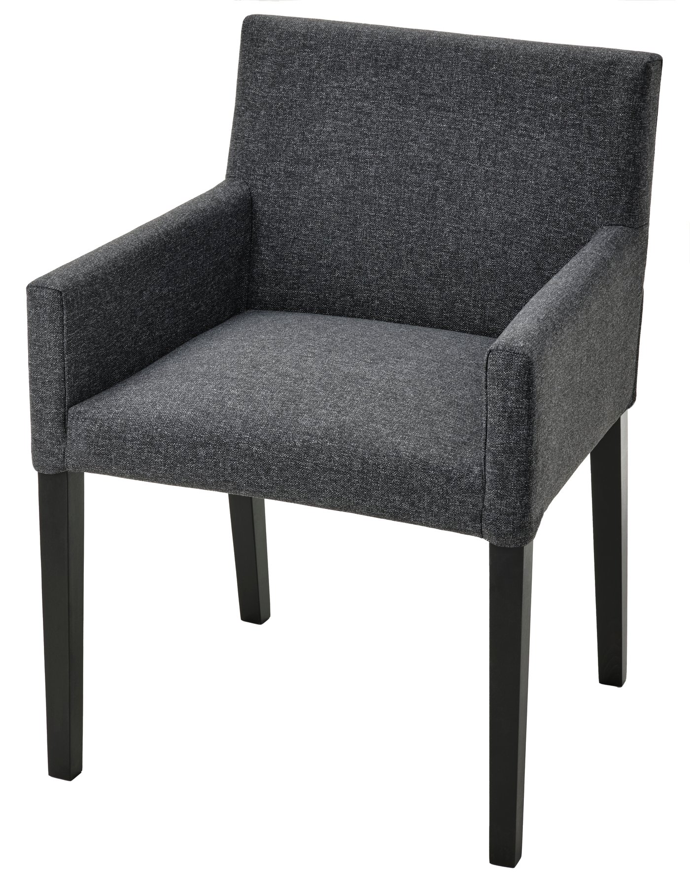 IKEA MÅRENÄS klädsel för stol, mörkgrå/gunnared