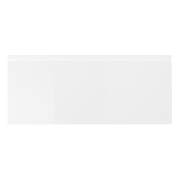 A high-gloss white VÄSTERVIKEN drawer front