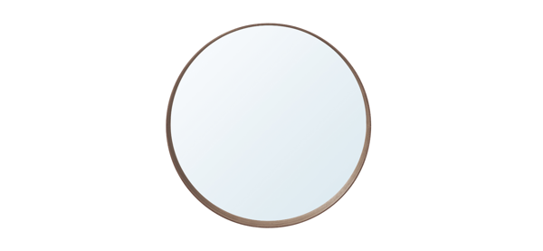 A walnut veneer STOCKHOLM mirror