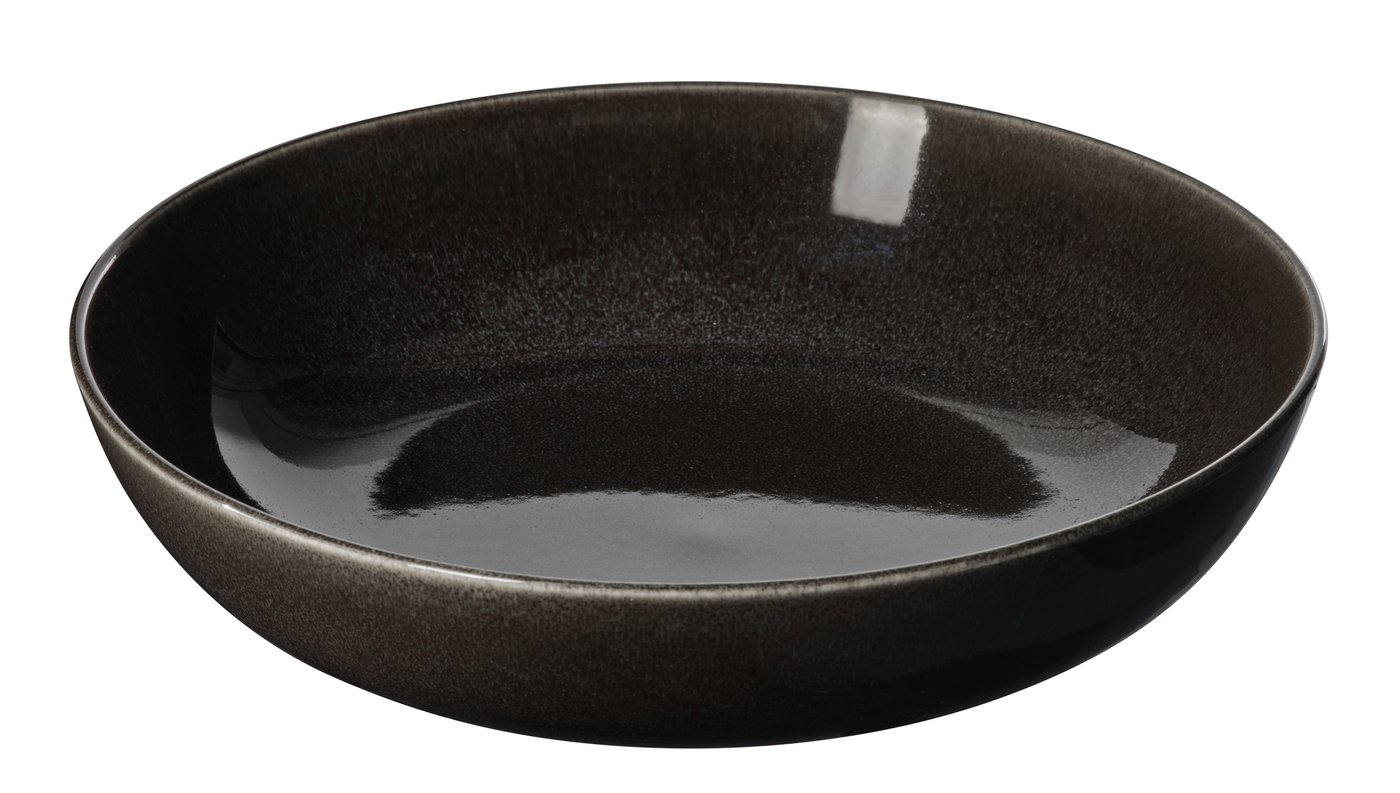 IKEA GLADELIG serveringsskål, mörkgrå, 30 cm