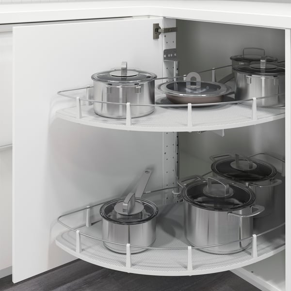 An UTRUSTA crnr base cabinet pull-out fitting