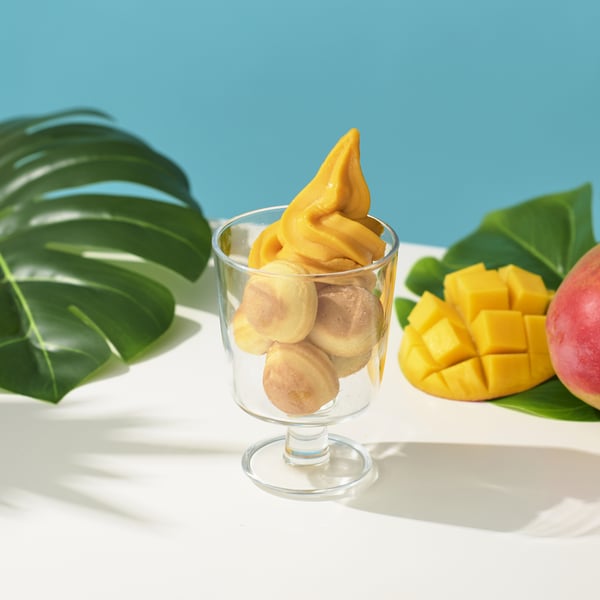 Mango sundae